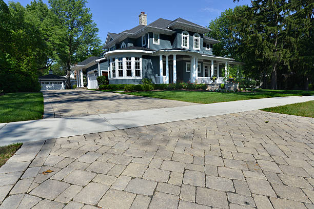 Residential Paver Driveway in Shell Kno, MO